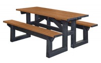 Poly Tuff 6 Foot Step Thru | Eco-Friendly & Sustainable Picnic Table