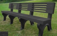 Elite 8 Foot Backed Bench