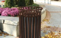 Streetscape Classic Outdoor Trash Receptacle
