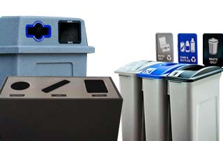 Indoor & Outdoor Recycling Bins