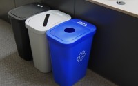 2-in-1 Steel Recycling Container