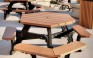 Plaza Hexagon Picnic Table