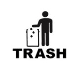 Trash w/ Logo