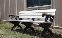 Monarque 6 Foot Backed Bench With Arms