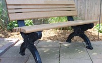 Cambridge 4 Foot Backed Bench