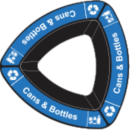 Cans & Bottles (Left) - Blue