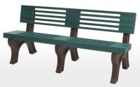 Elite 6 Foot Backed Bench