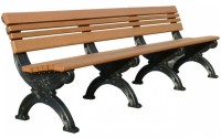 Cambridge 8 Foot Backed Bench