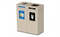 Large Top Loading Recycling Station – Double Stream