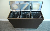 2-in-1 Steel Recycling Container