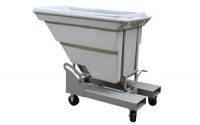 Self Dumping Hopper with Casters