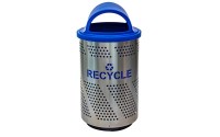 Arena 51 Stainless Steel Outdoor Recycle Receptacle