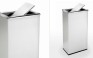 Rectangular Swivel Trash Receptacle