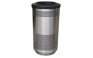 Stadium 35 Gallon Perforated Stainless Steel Receptacle