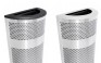Venue Half Round Waste Receptacle