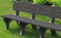 Deluxe 8 Foot Backed Bench