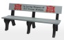 Landmark 6 Foot Message Bench