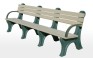 Park Classic 8 Foot Backed Bench With Arms