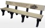 Landmark 8 Foot Message Bench