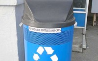2-in-1 Steel Recycling Container