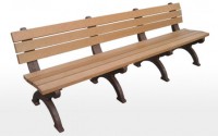 Monarque 8 Foot Backed Bench