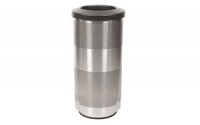 Stadium 20 Gallon Perforated Stainless Steel Receptacle