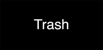 Trash (Black)