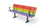 Contour Pride Rainbow Bench