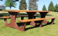 Poly Tuff 8 Foot | Eco-Friendly & Sustainable Picnic Table