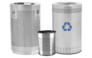 Canister Recycling Receptacles