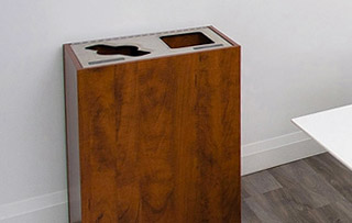 Recycling Bins for Small Spaces Double Stream Recycling Bins & Containers