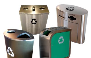 Designer Recycling Stations
