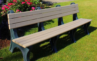 8 Foot - Backed Park Benches
