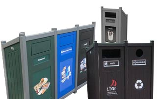 Excel Slant Top Recycling Stations