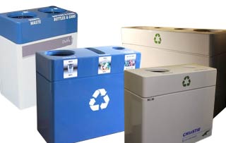 Fiberglass Recycling Bins
