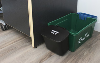 Desk-next to / under