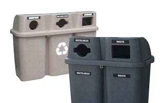 Duo & Trio Recycling Stations