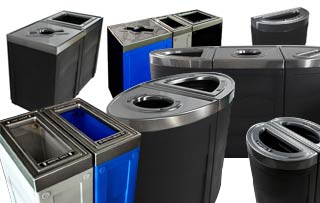 Evolve Recycling Stations & Receptacles