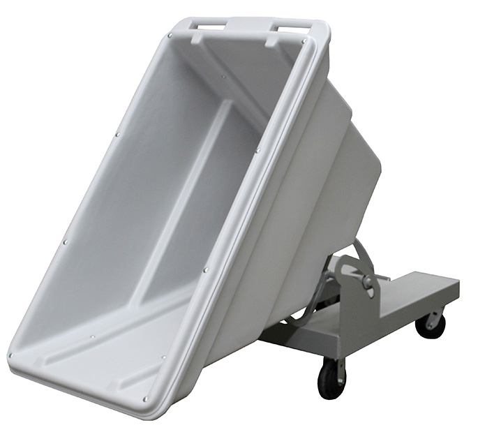 Self Dumping Hopper with Casters