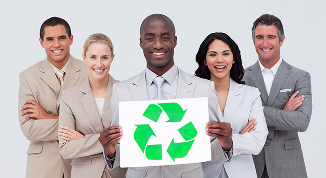 Every company and municipality that participates and fills up their recycling bins does their part to keep the environment strong