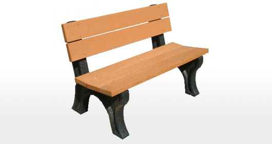 Traditional 4 Foot Backed Bench