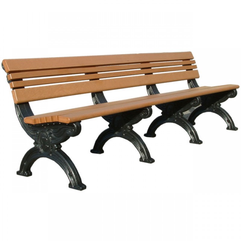 Cambridge 8 Foot Backed Bench