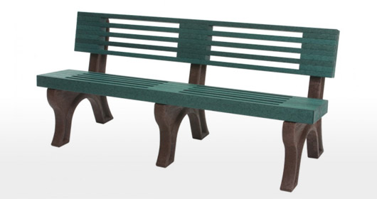 Elite 6 Foot Backed Bench
