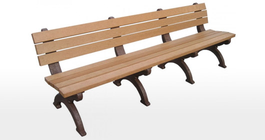 Monarque 8 Foot Backed Bench