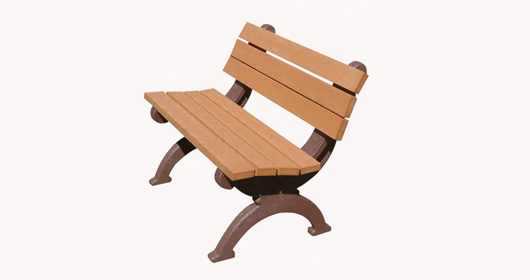 Monarque 4 Foot Backed Bench