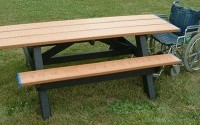 Standard ADA Compliant Double Access Picnic Table