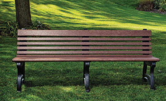 Willow 6 Foot Backed Bench