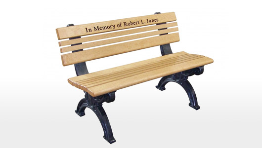 Cambridge 4 Foot Message Bench