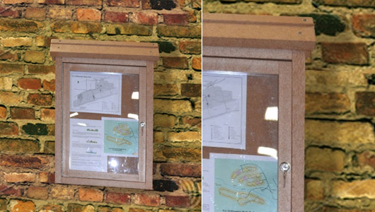 Message Center Small Wall Mount