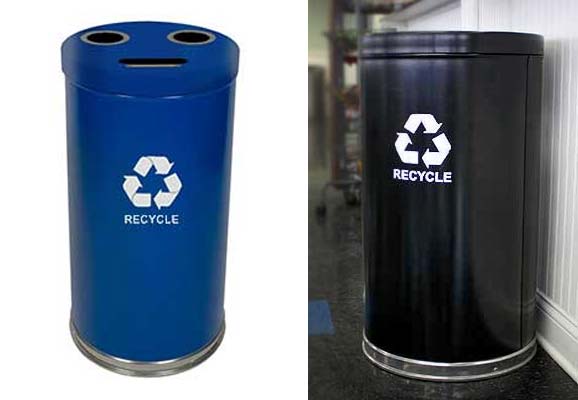 Emoti-Can 34 Gallon Steel Recycle Container